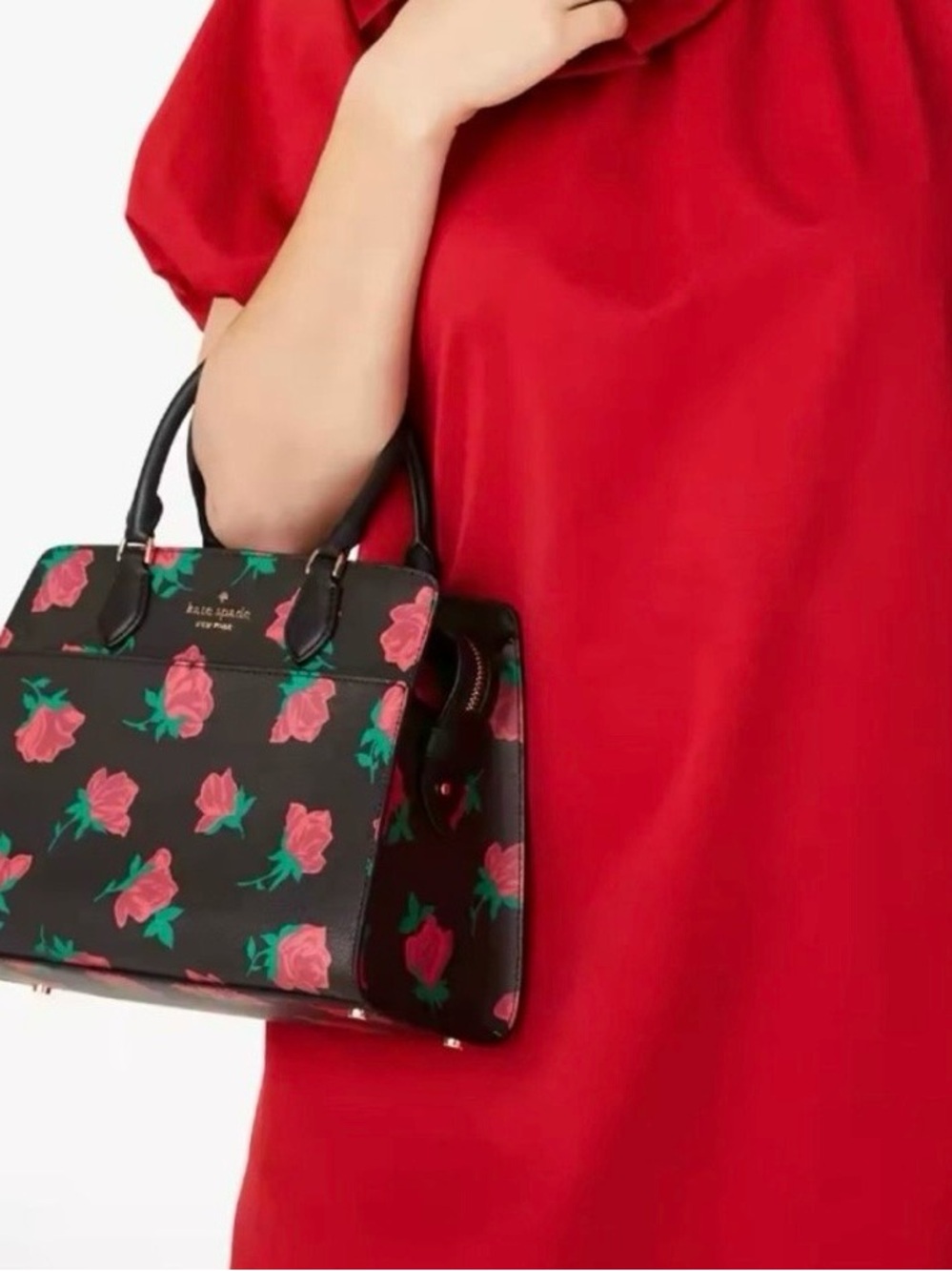 Kate Spade Madison Rose Printed Medium Satchel